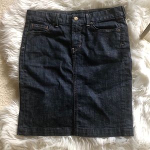 Denim Pencil Skirt
